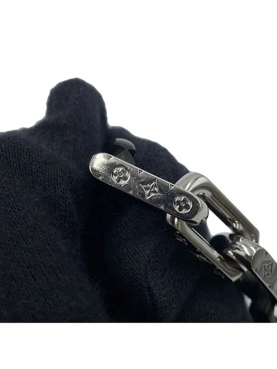 Louis Vuitton Bracelet Monogram Chain L Black - Picture 8 of 9